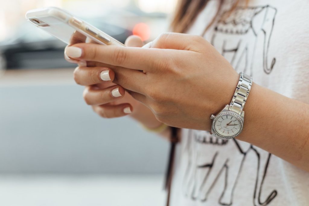 mobile phone user