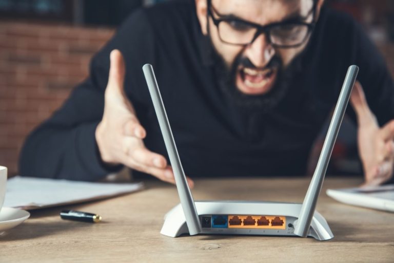 frustration over a wifi router