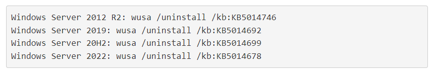 Fix Windows Server Update for VPN, RDP and RRAS Connections, Screwloose IT