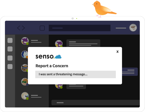 senso report a concern feature