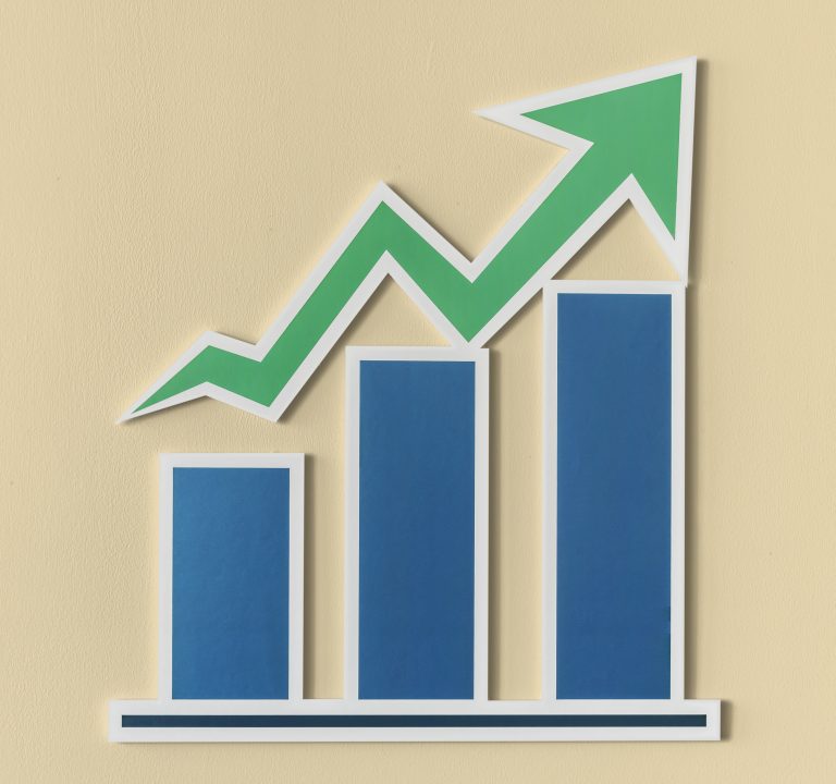 Business Growth Bar Chart Icon